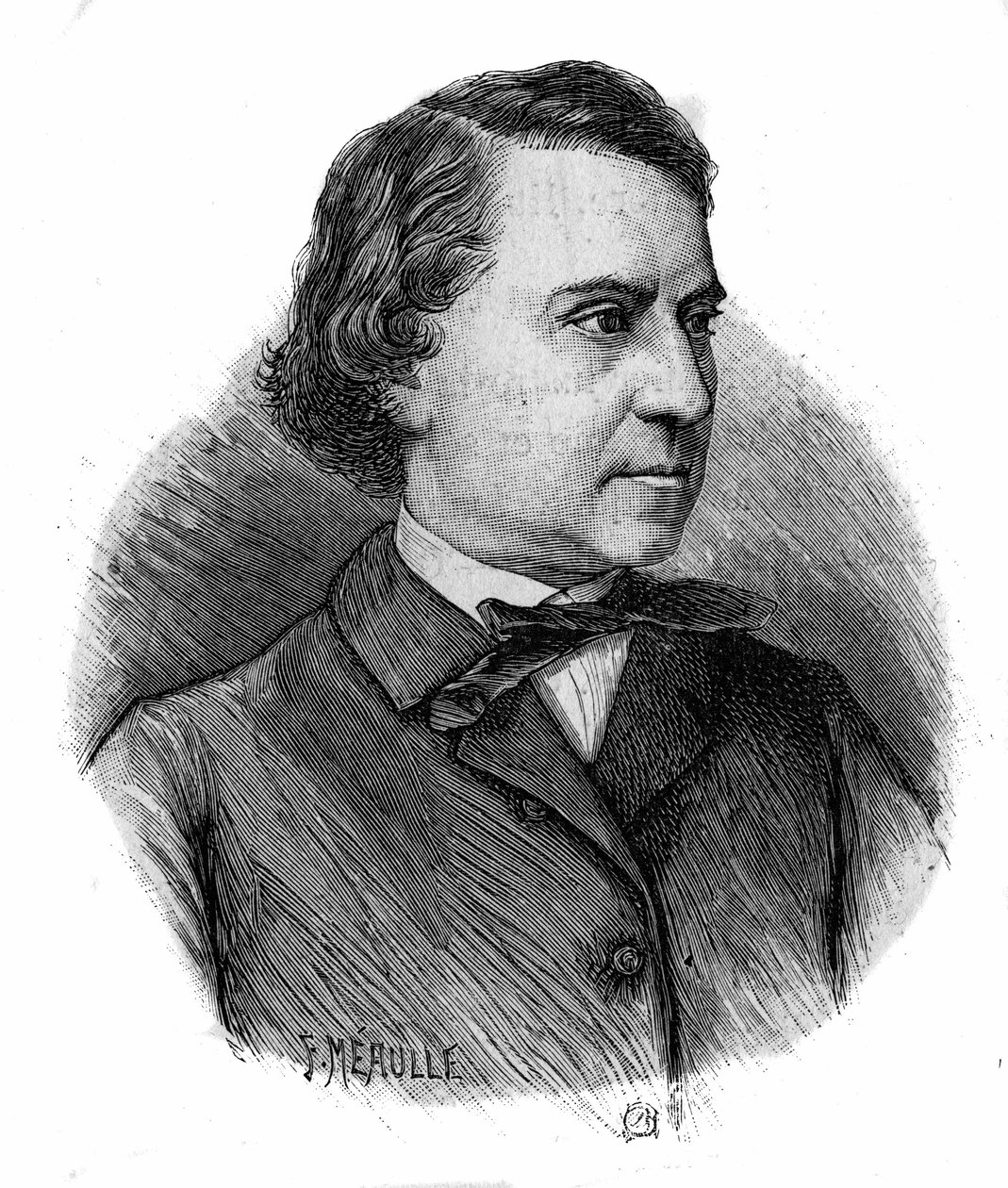 Porträt von Louis Blanc, französischer Politiker und Historiker (1811-1882). von Unknown artist