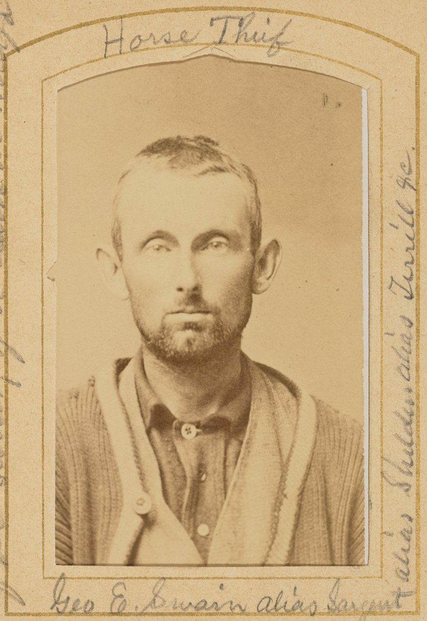 George E. Swain alias Sargeant, Pferdedieb von Unknown artist/maker