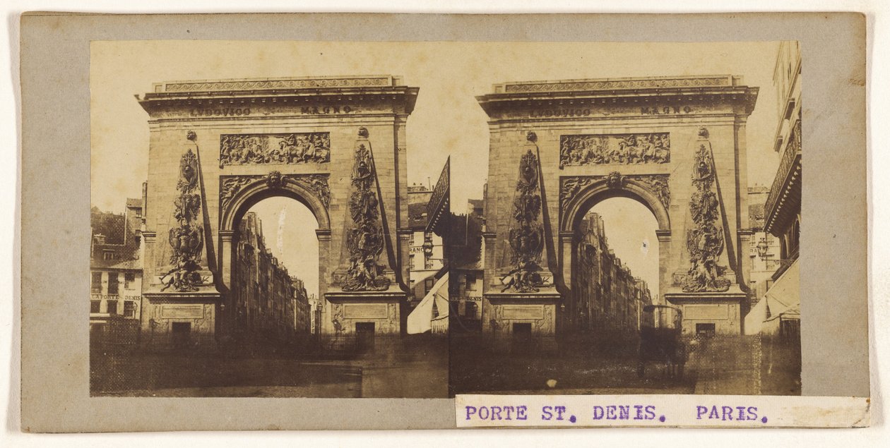 Porte St Denis von Unknown artist/maker