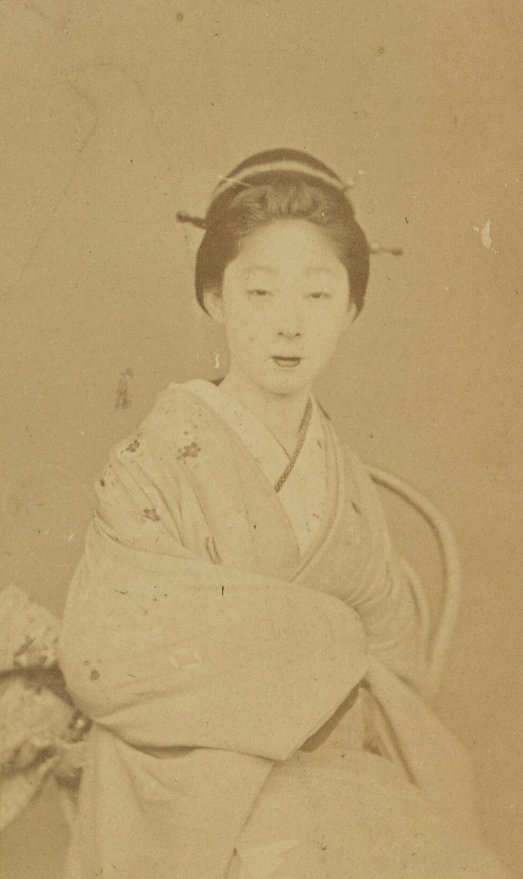 Sitzende japanische Frau von Unknown artist/maker