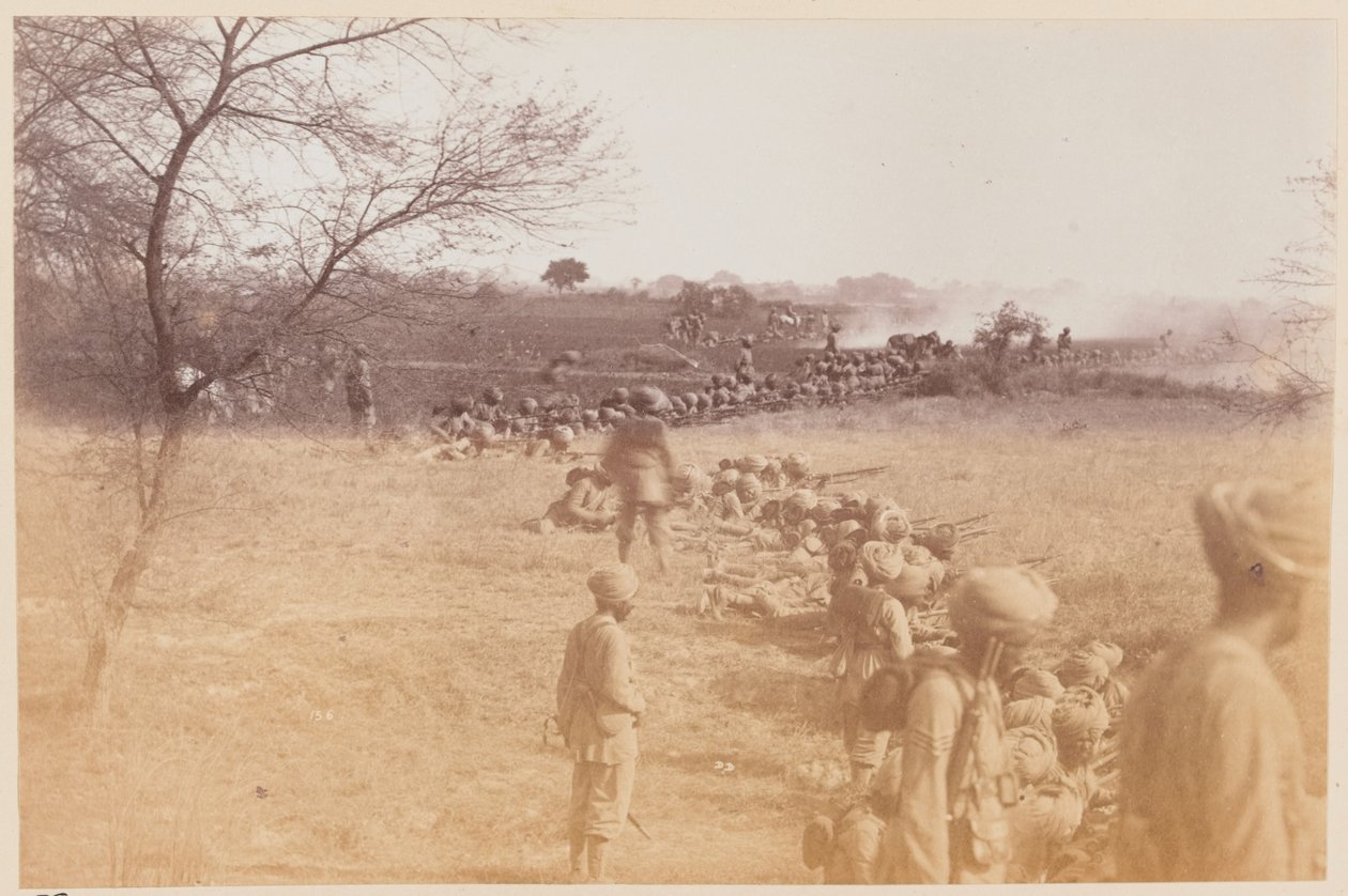 14. Sikhs im Einsatz, Delhi Übungslager von Unknown photographer