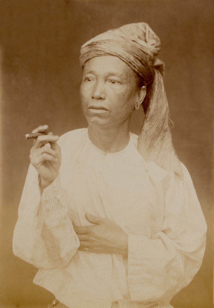 Ein burmesischer Mann, ca. 1885 von Unknown photographer