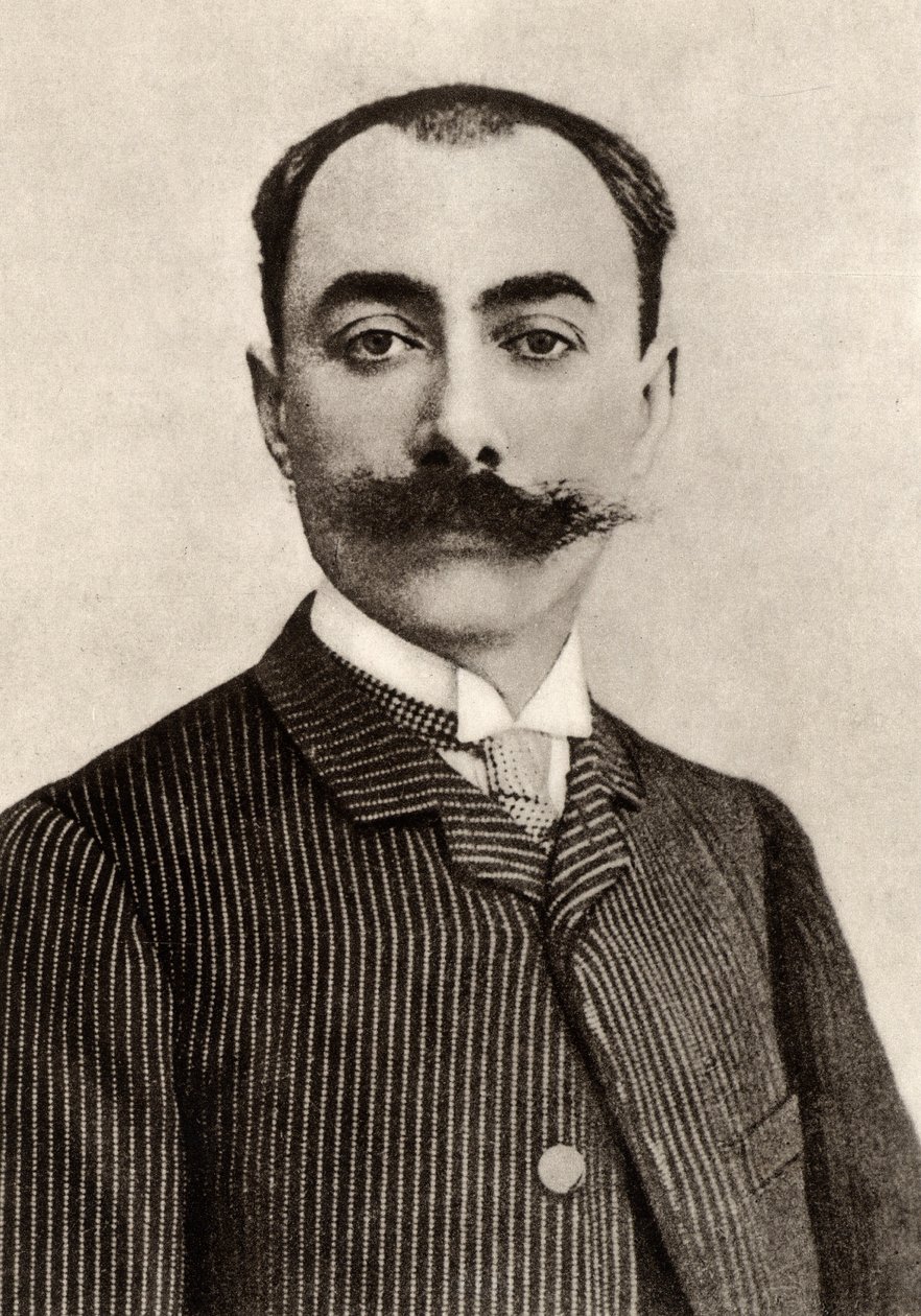 Andre (Charles Prosper) Messager (1853-1919) französischer Komponist und Dirigent von Unknown photographer