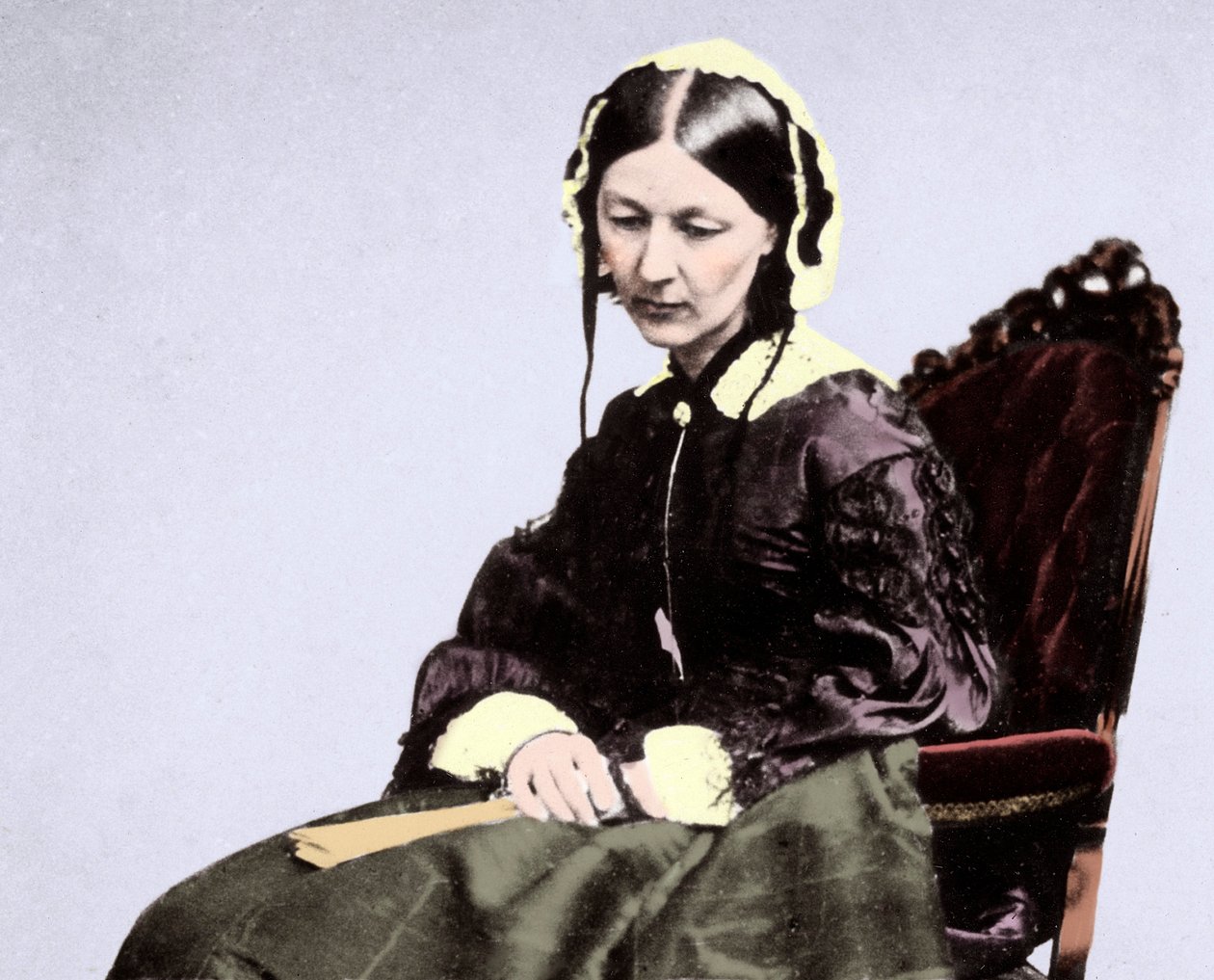 Florence Nightingale (1820-1910) von Unknown photographer
