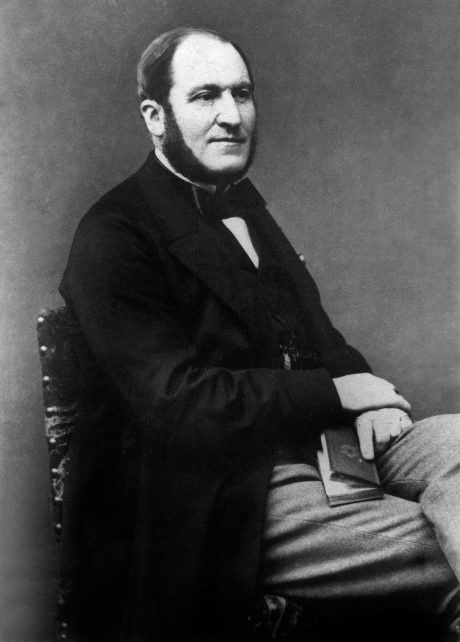 Georges Eugène Haussmann (1809-1891) französischer Politiker, der für die Stadtplanung von Paris während des 2. Kaiserreichs verantwortlich war von Unknown photographer