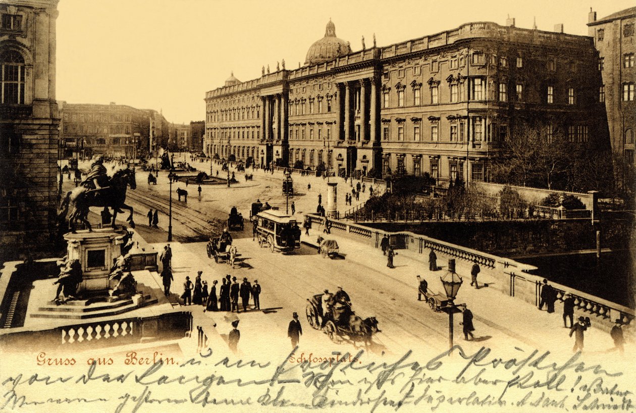 Deutschland, Berlin, Palast des Deutschen Kaisers, Postkarte um 1904 von Unknown photographer