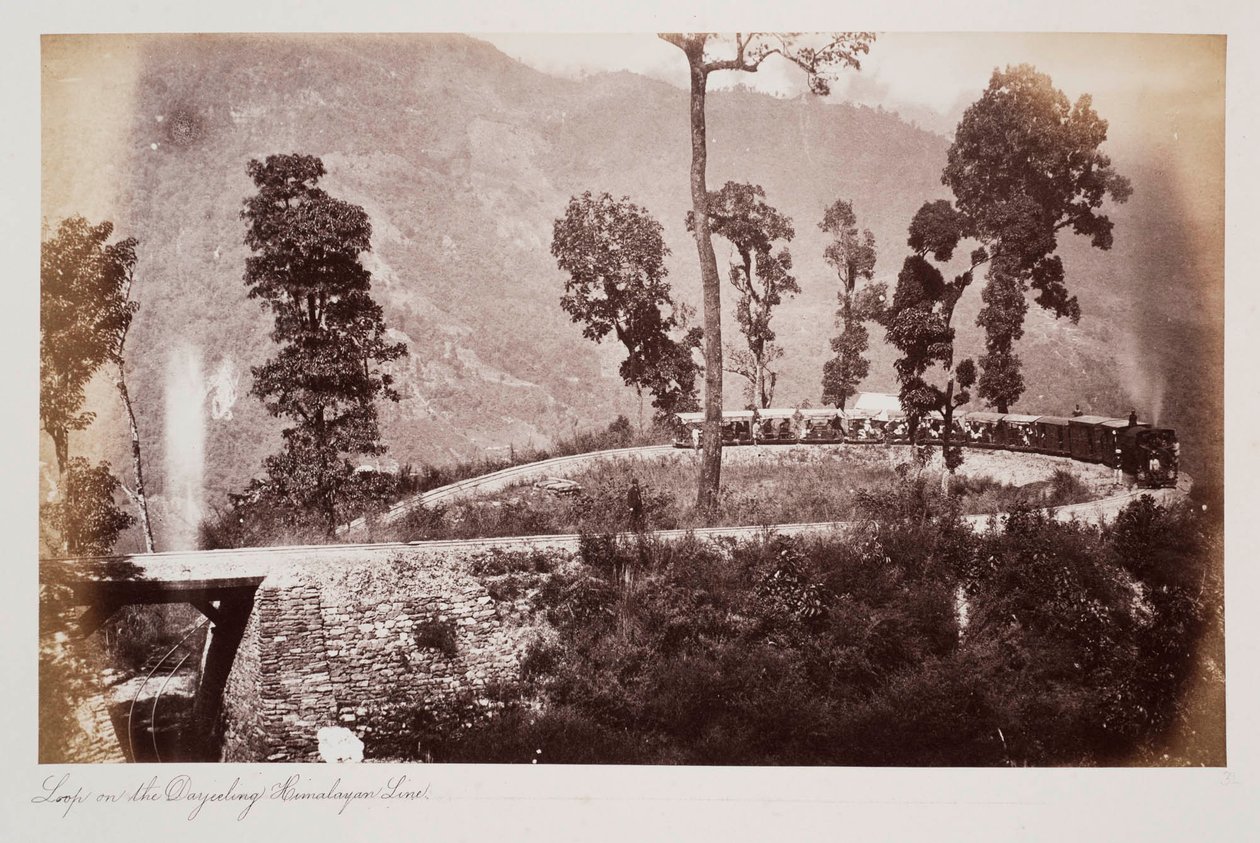 Schleife auf der Darjeeling-Himalaya-Linie, ca. 1885 von Unknown photographer