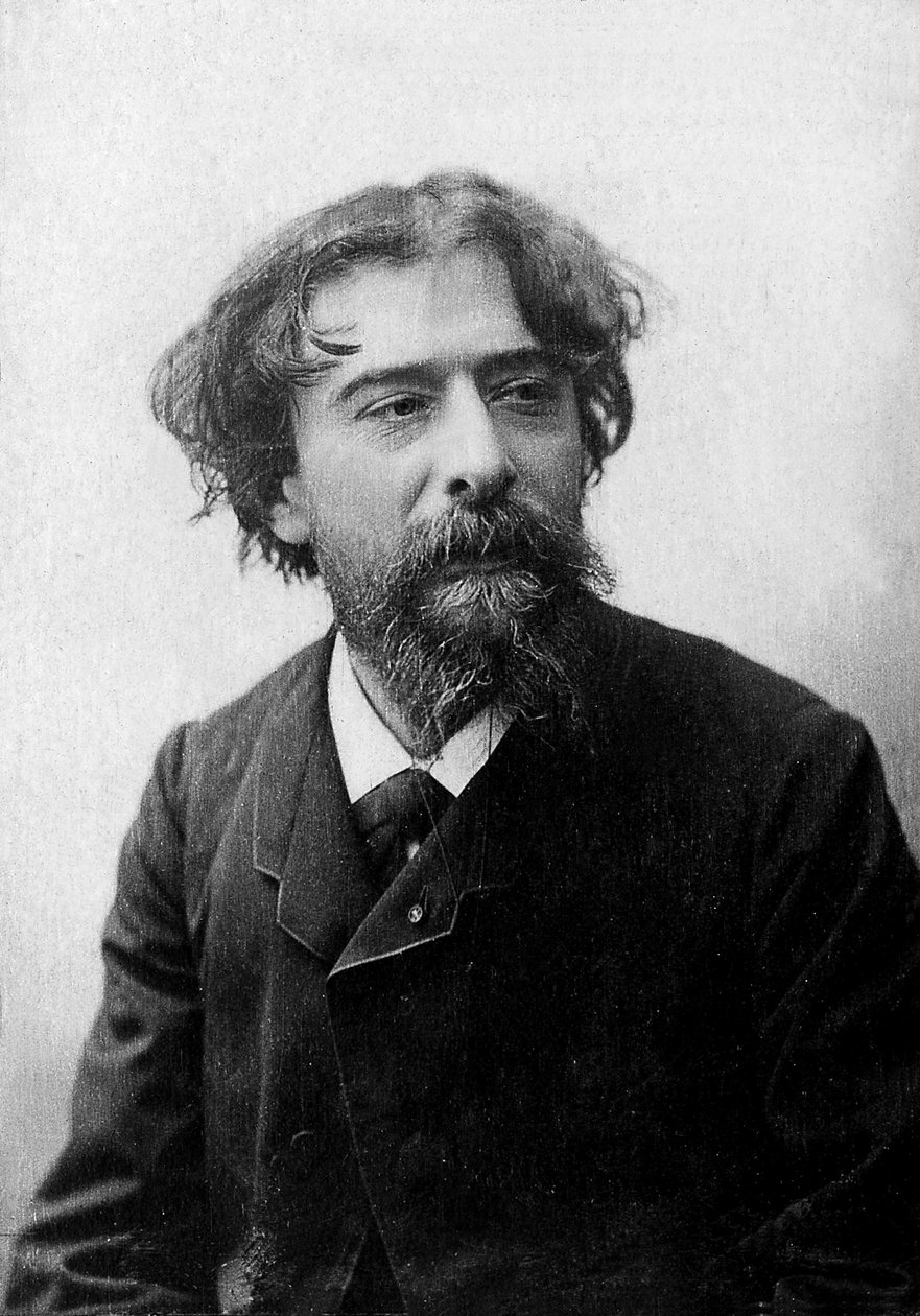 Porträt von Alphonse Daudet (1840-1897), französischer Romanautor und Erzähler von Unknown photographer