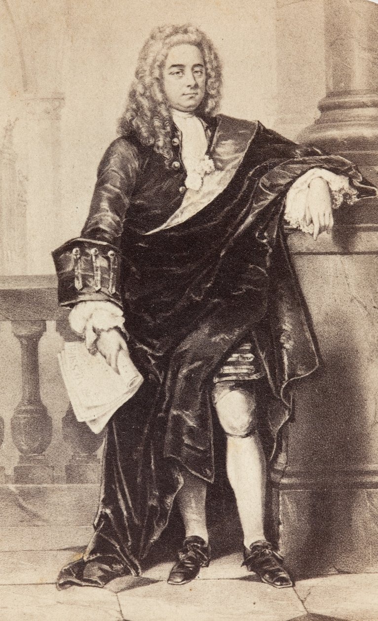 Porträt von Georg Friedrich Händel von Unknown photographer
