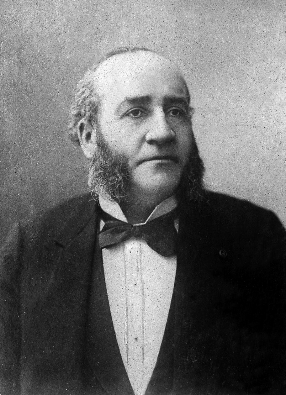 Porträt von Jules Emile Pean (1830-1898), Chirurg am Saint-Louis Krankenhaus. von Unknown photographer