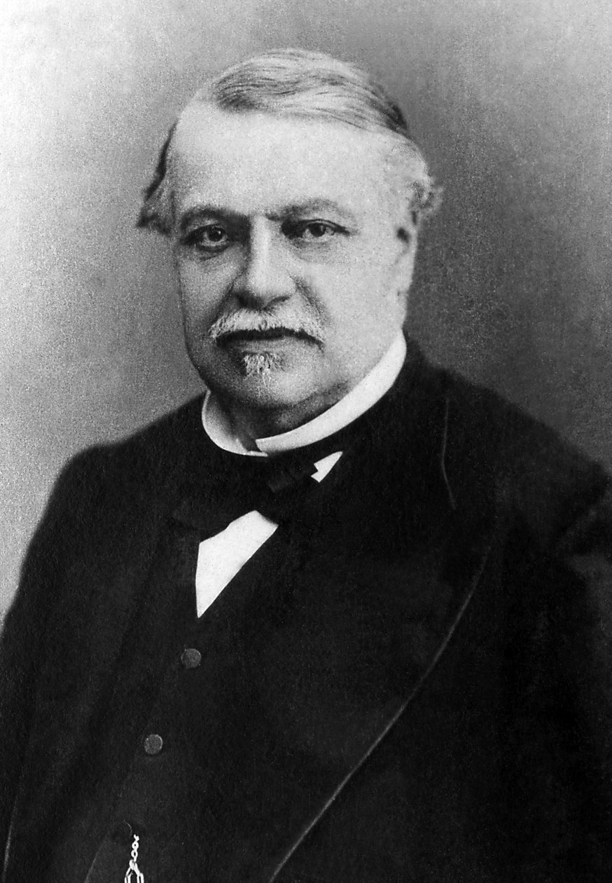 Porträt von Leon Say (1826-1896), französischer Politiker. von Unknown photographer