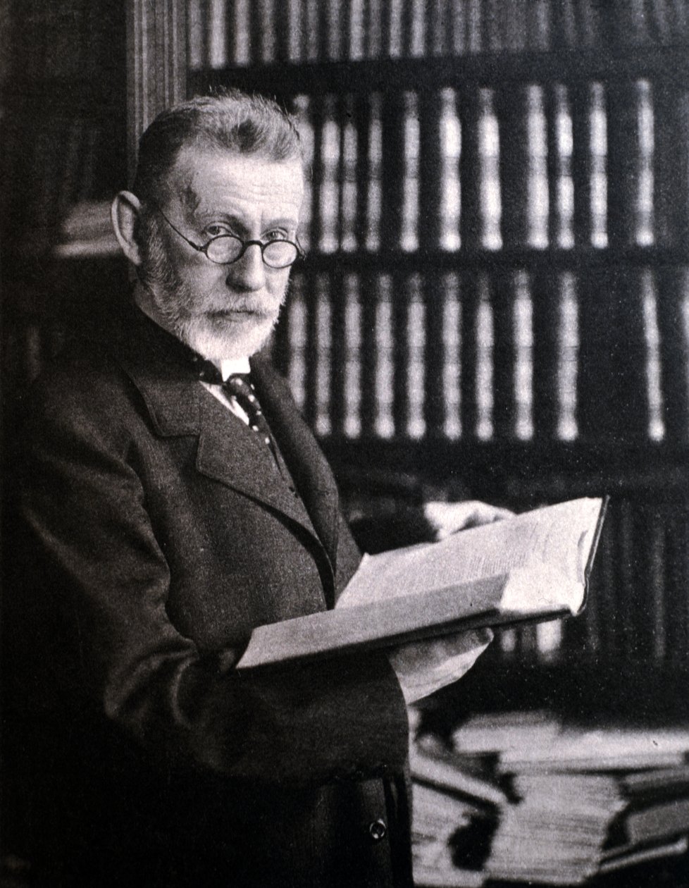 Porträt von Paul Ehrlich von Unknown photographer