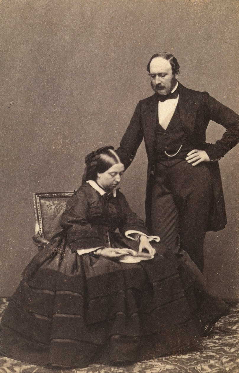 Porträt von Königin Victoria von England und Prinzgemahl Albert von Sachsen-Coburg-Gotha von Unknown photographer