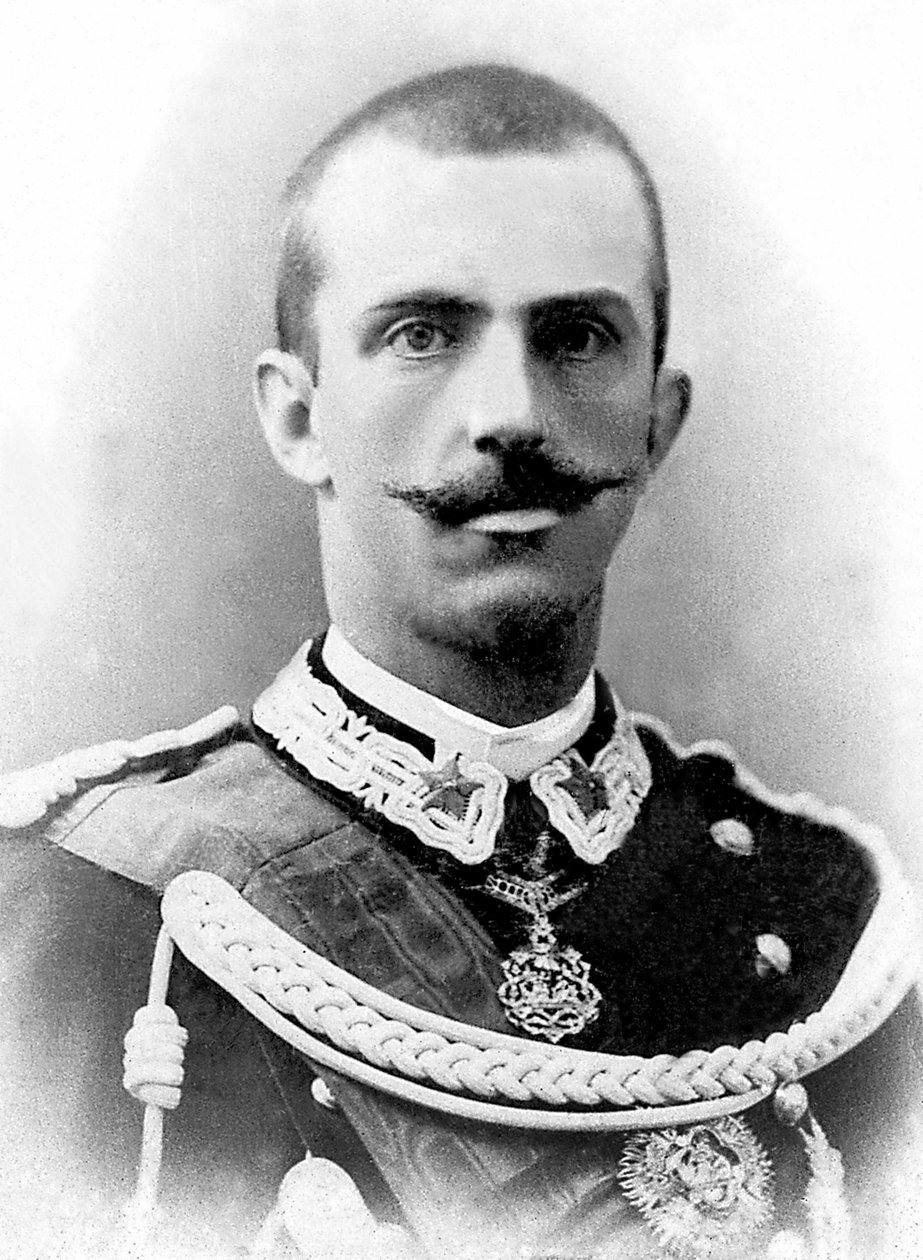 Porträt von Viktor Emanuel III. von Italien (1869-1947), König von Italien von 1900 bis zu seiner Abdankung 1946. von Unknown photographer
