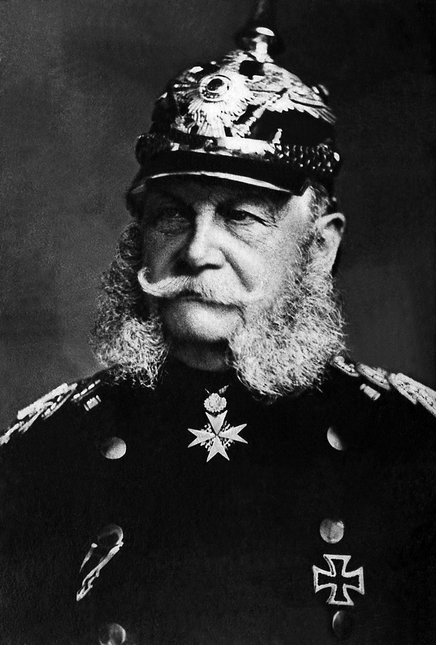 Porträt von Wilhelm I. (1797-1888), König von Preußen von 1861 bis 1888, Kaiser von Deutschland von 1871 bis 1888. von Unknown photographer