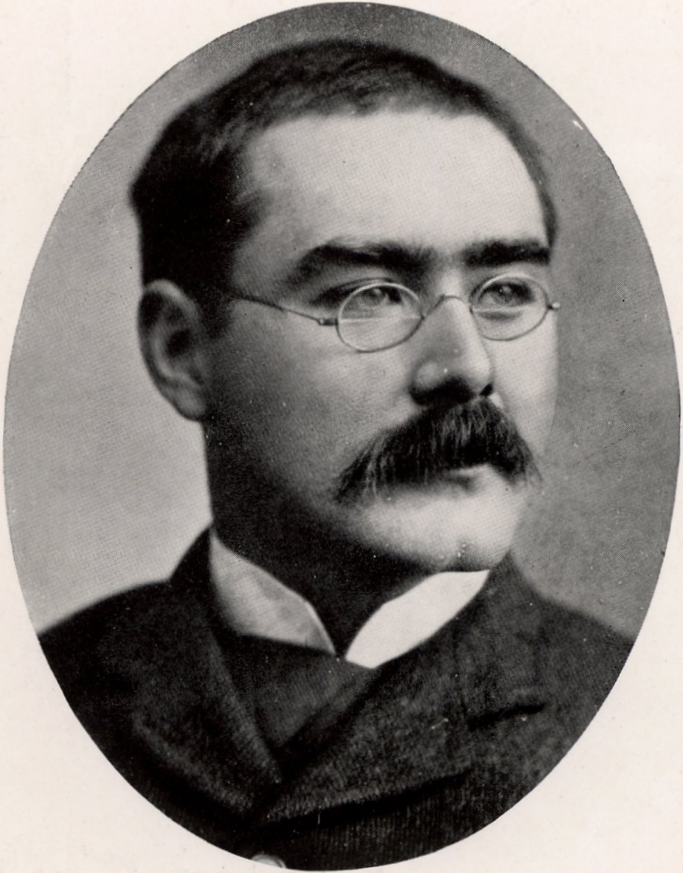 Rudyard Kipling (1865-1936) englischer Journalist, Romanautor und Dichter von Unknown photographer