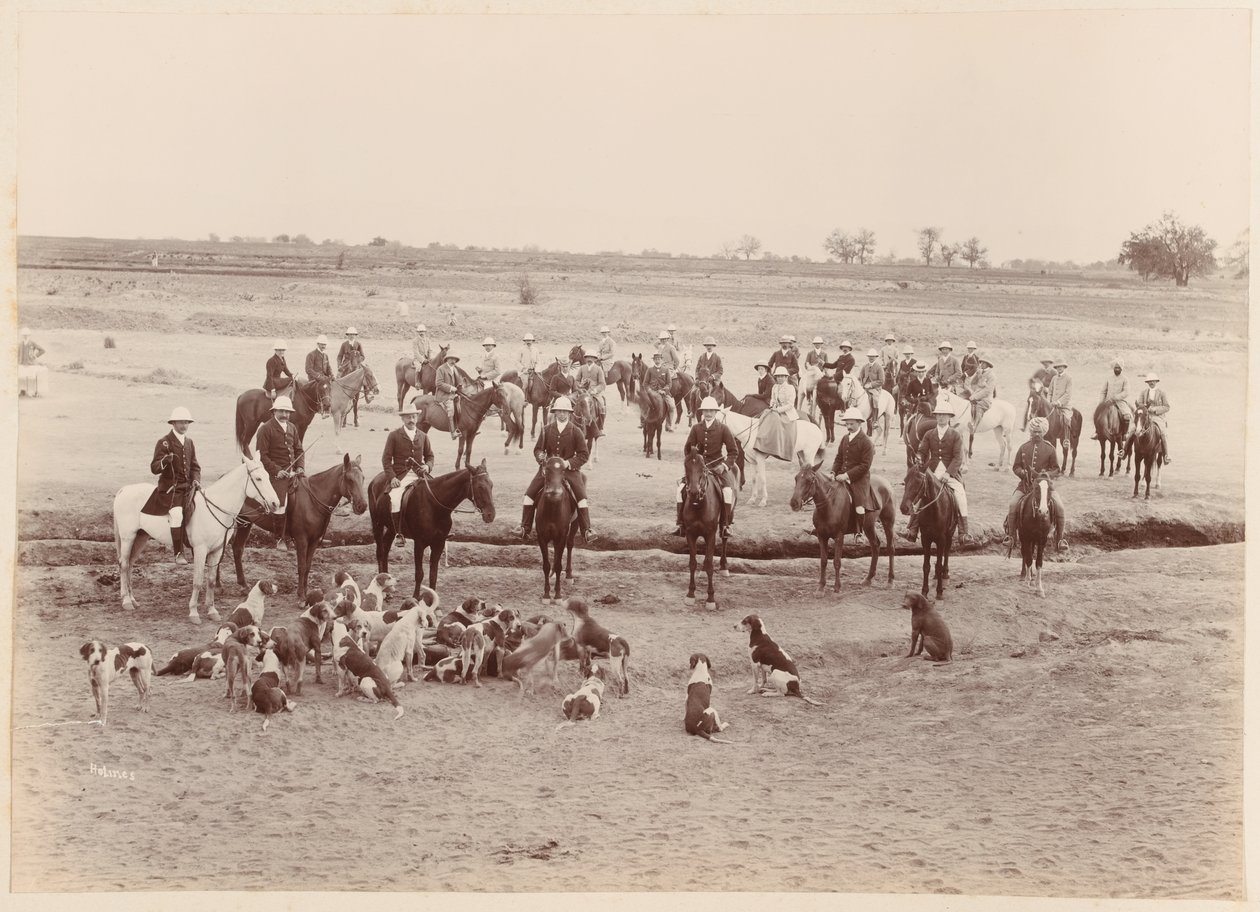 Die Peshawar Vale Jagd, 1896 von Unknown photographer