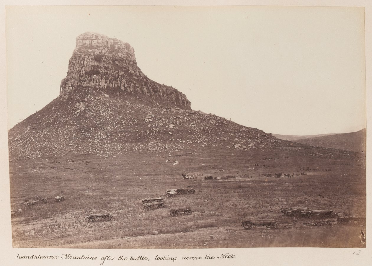 Das Schlachtfeld von Isandlwana von Unknown photographer