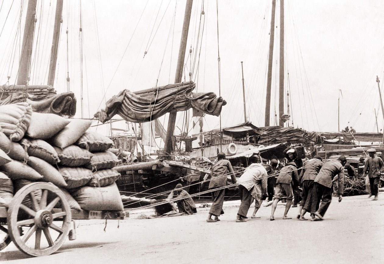 Der Hafen von Hongkong um 1880 von Unknown photographer