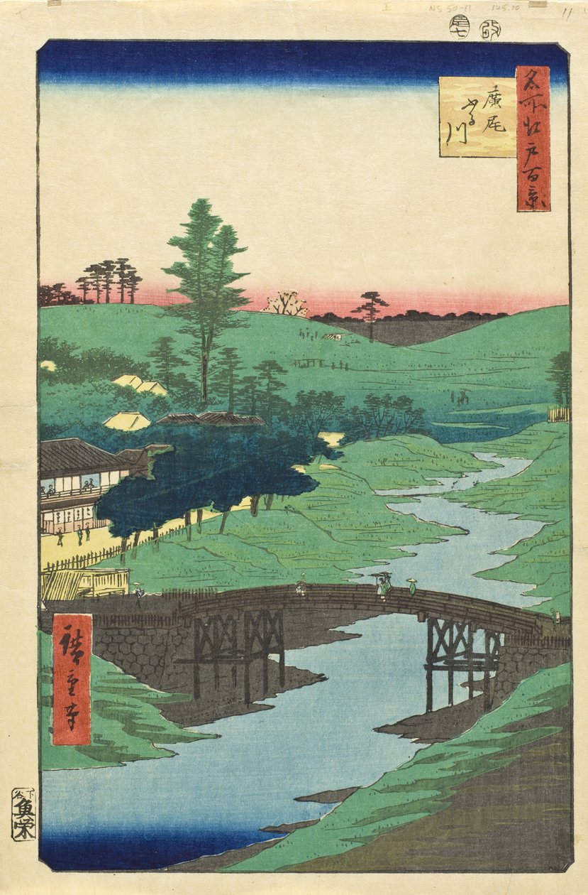 Furukawa-Fluss, Hiroo von Utagawa Hiroshige