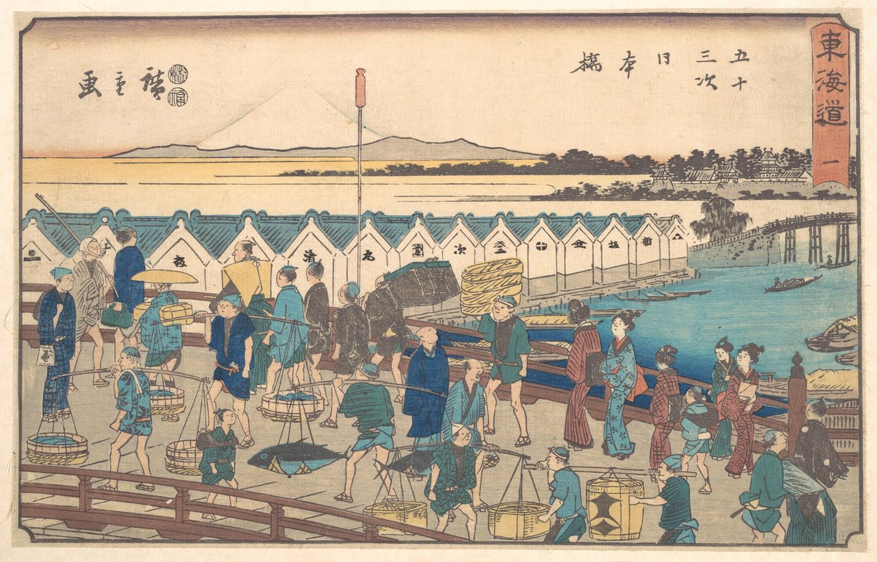 Nihon bashi von Utagawa Hiroshige