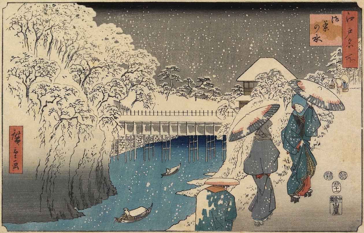 Ochanomizu, November 1853 von Utagawa Hiroshige