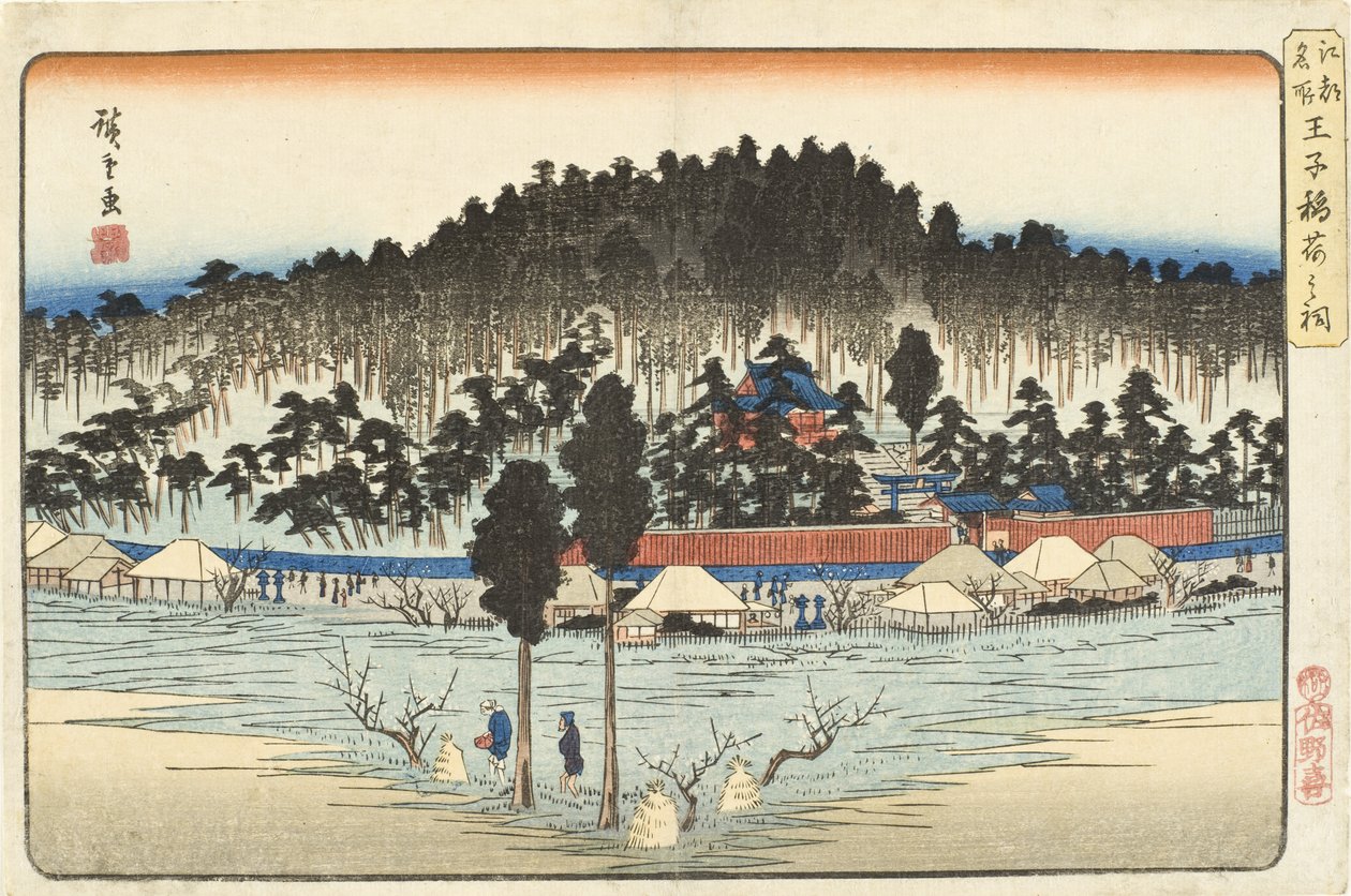 Ōji Inari-Schrein von Utagawa Hiroshige