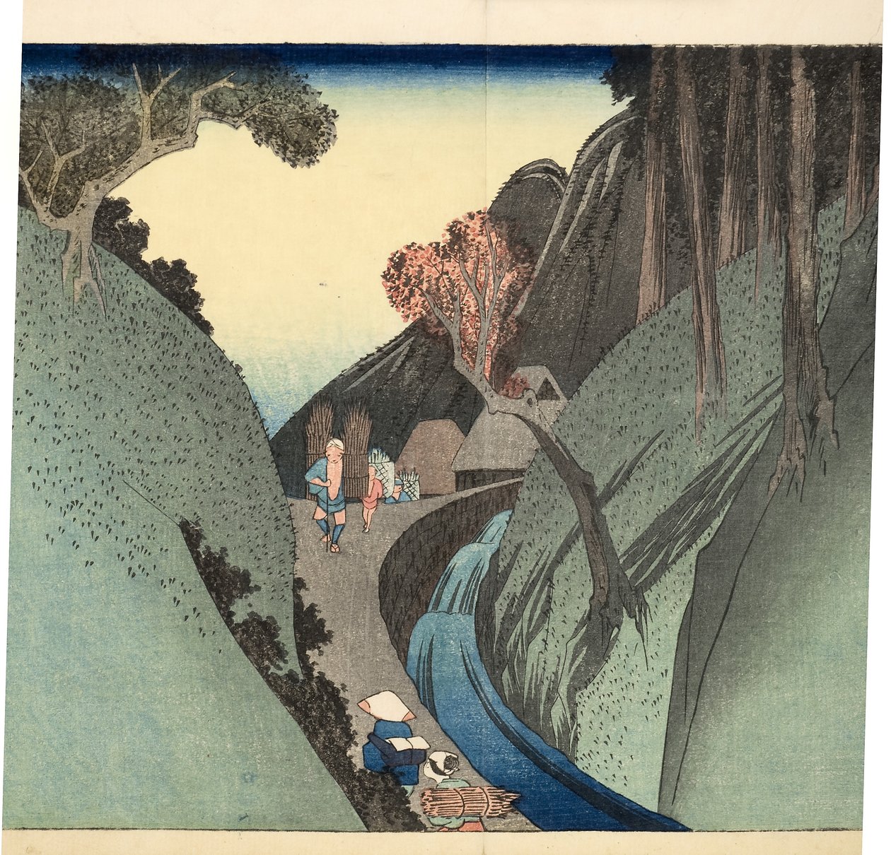 Okabe: Utsu-Berg, ca. 1832-33 von Utagawa Hiroshige