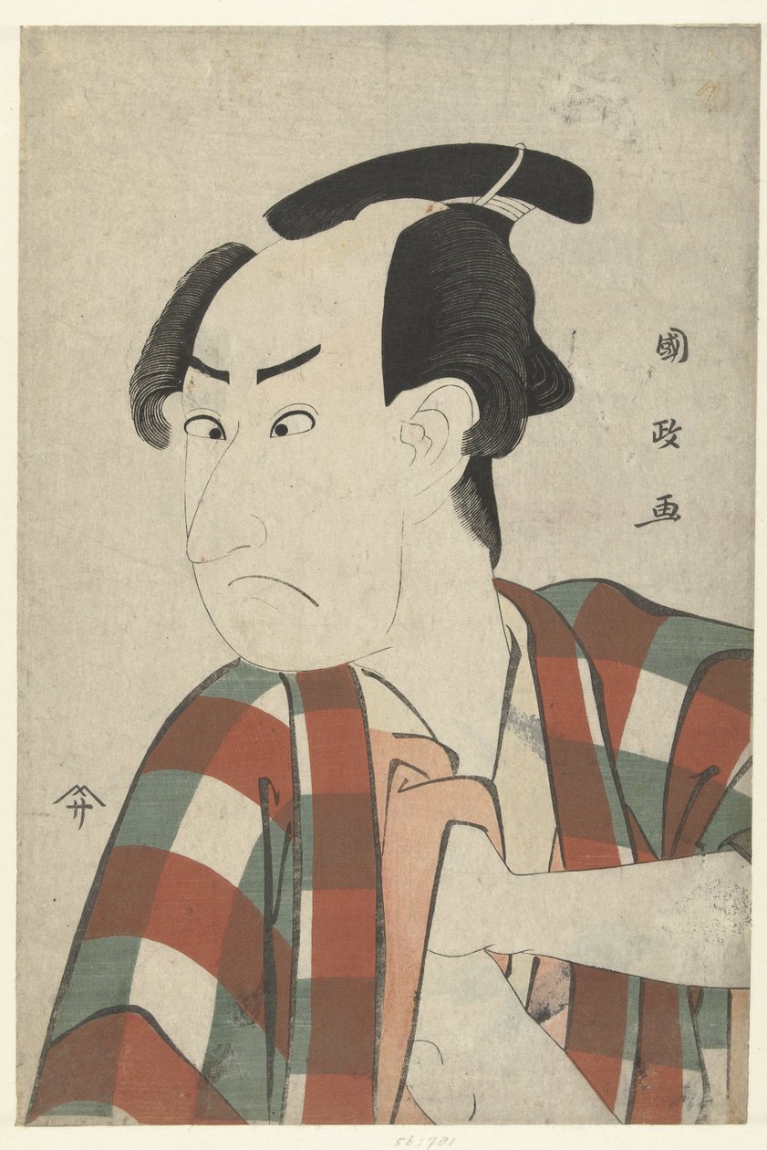 Büste von Ichikawa Omezo von Utagawa Kunimasa