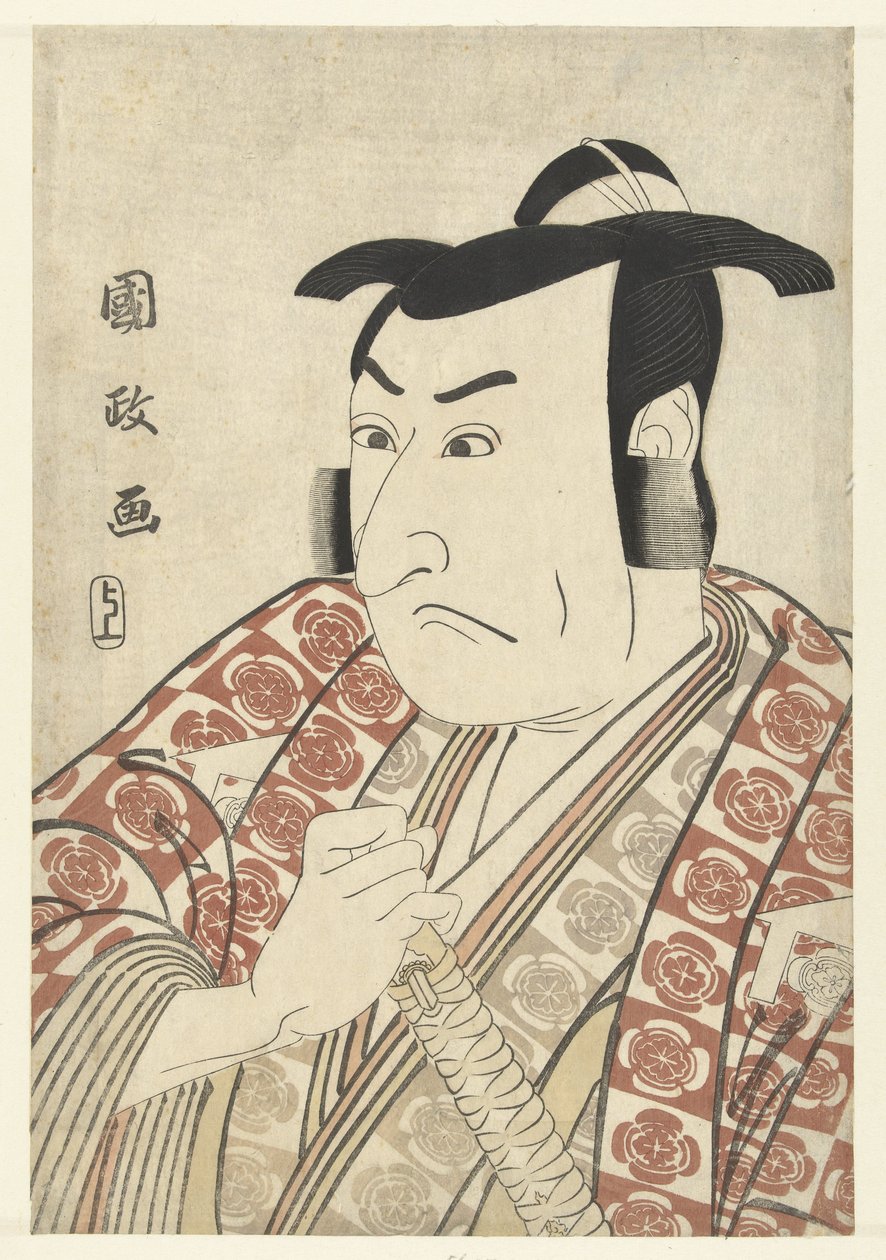 Büste von Ichikawa Omezo von Utagawa Kunimasa