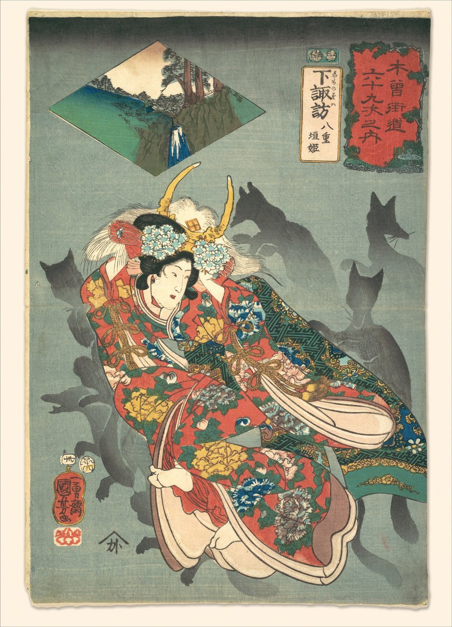 Prinzessin Yaegaki von Utagawa Kuniyoshi