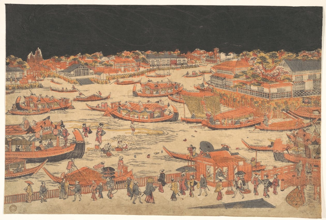 Eröffnung der Flusssaison von Utagawa Toyoharu