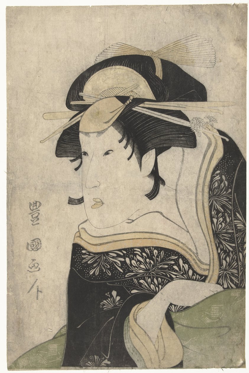 Büstenporträt von Segawa Kikunojo III von Utagawa Toyokuni (I)