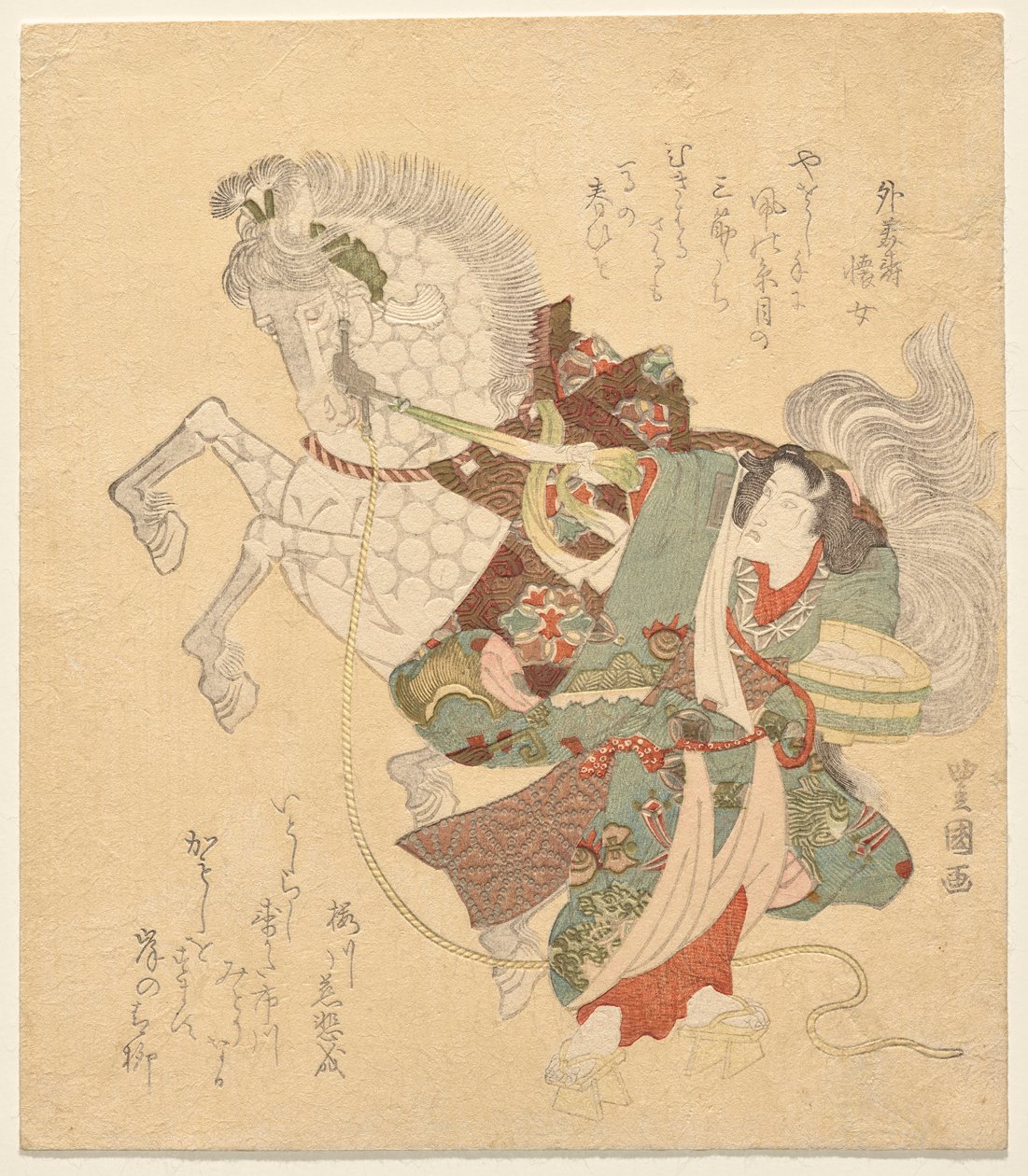 Ichikawa Danjūrō VII als Okane von Utagawa Toyokuni I