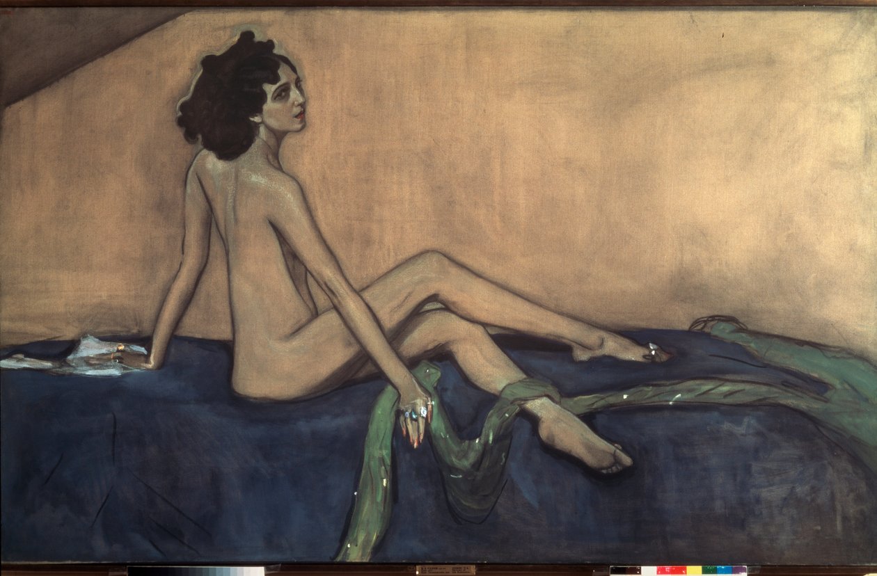 Porträt der Ballerina Ida Rubinstein (1885-1960) von Valentin Aleksandrovich Serov