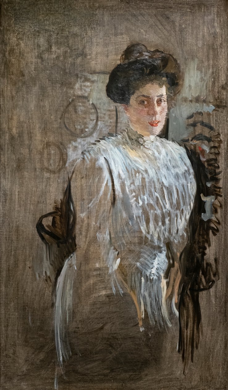 Porträt von Margarita Kirillovna Morozova von Valentin Aleksandrovich Serov
