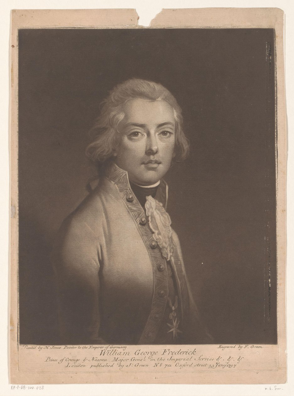 Porträt von Willem George Frederik von Oranien-Nassau von Valentine Green