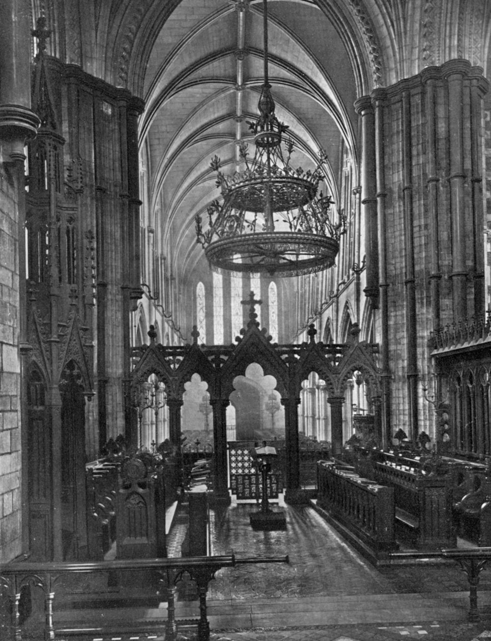 Innenraum der Christ Church Cathedral, Dublin, Irland, 1924-1926 von Valentine and Sons Ltd