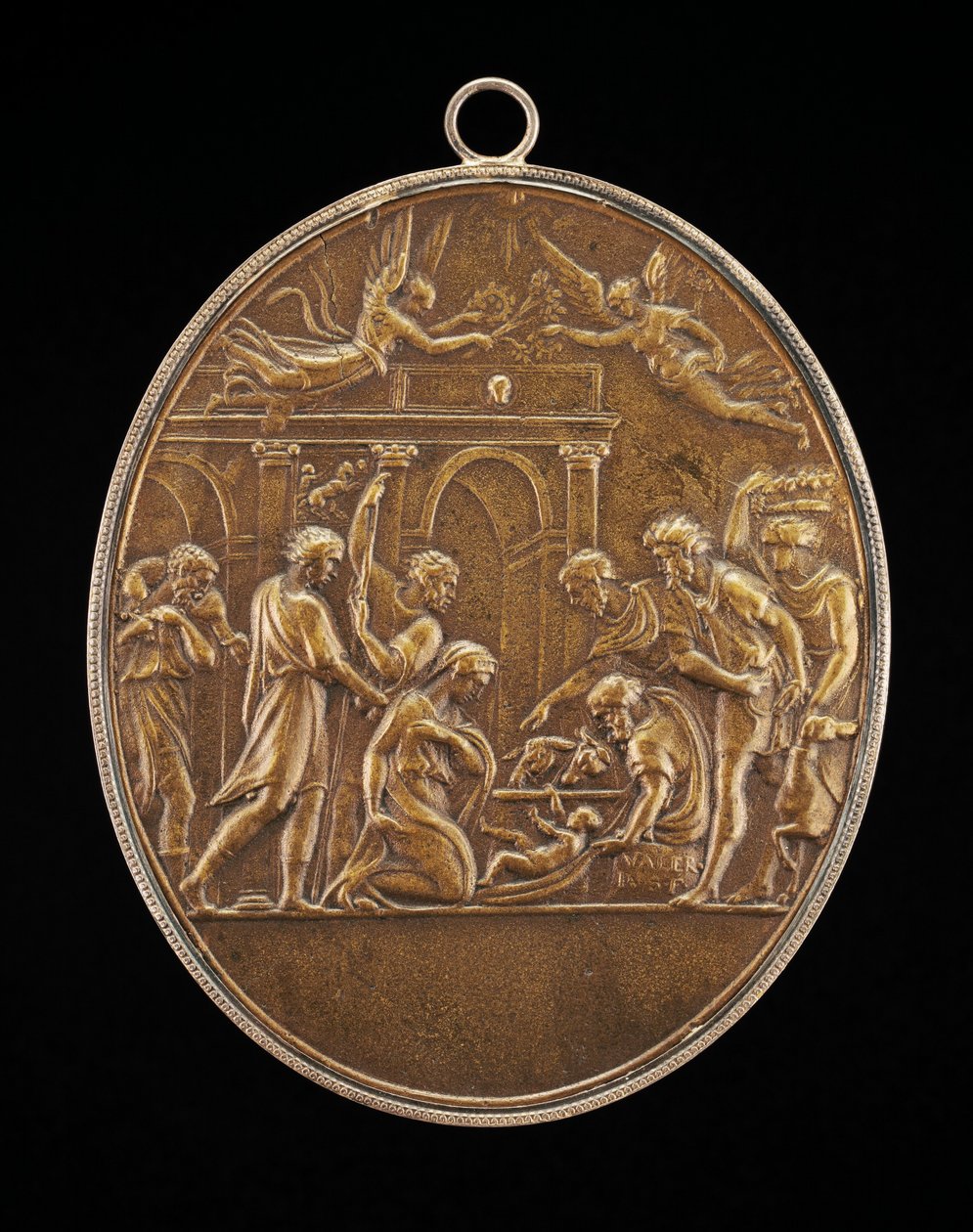 Die Anbetung der Hirten, 1530er Jahre von Valerio Belli