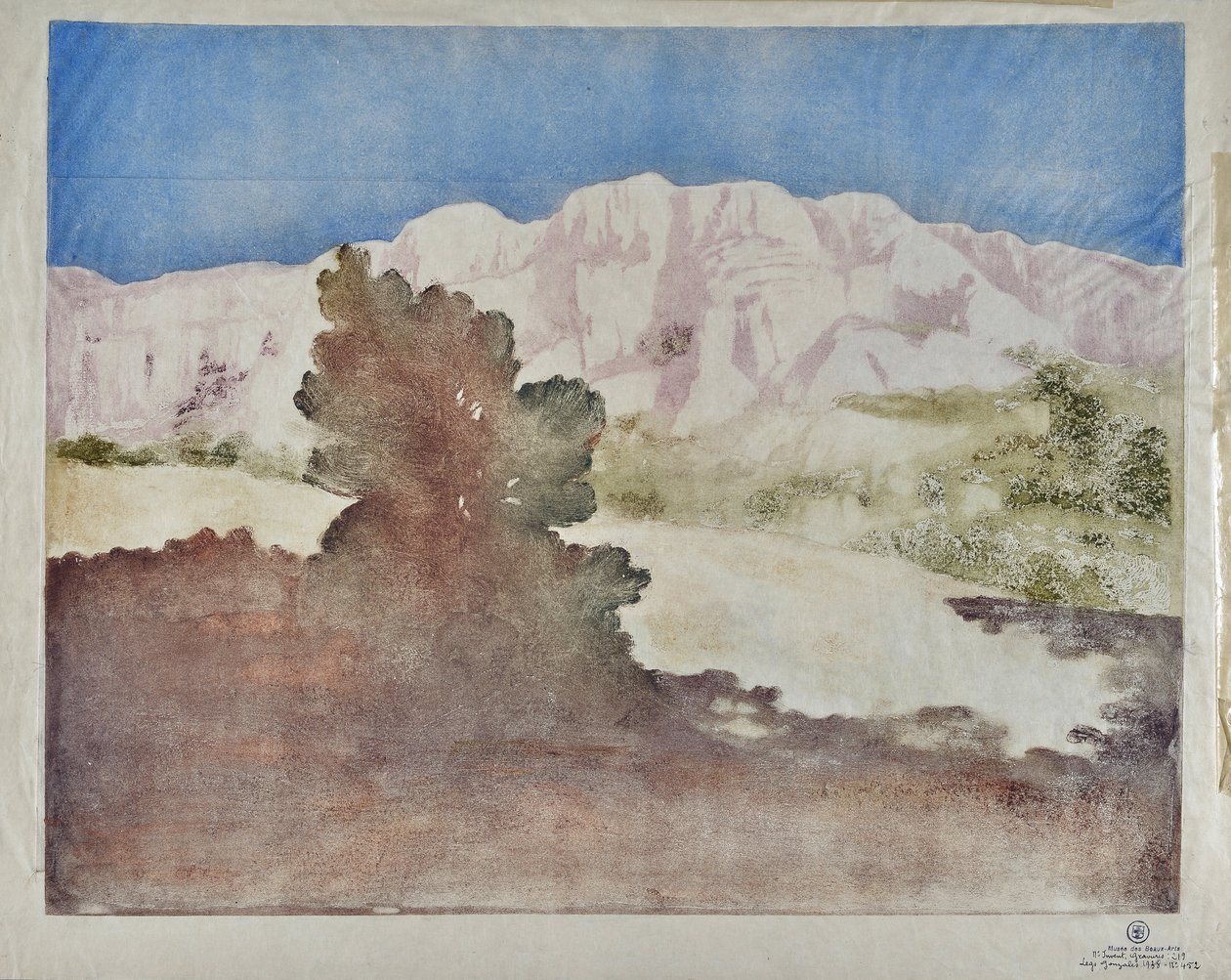 Blick auf den Heiligen Berg Sieg von Valère Bernard