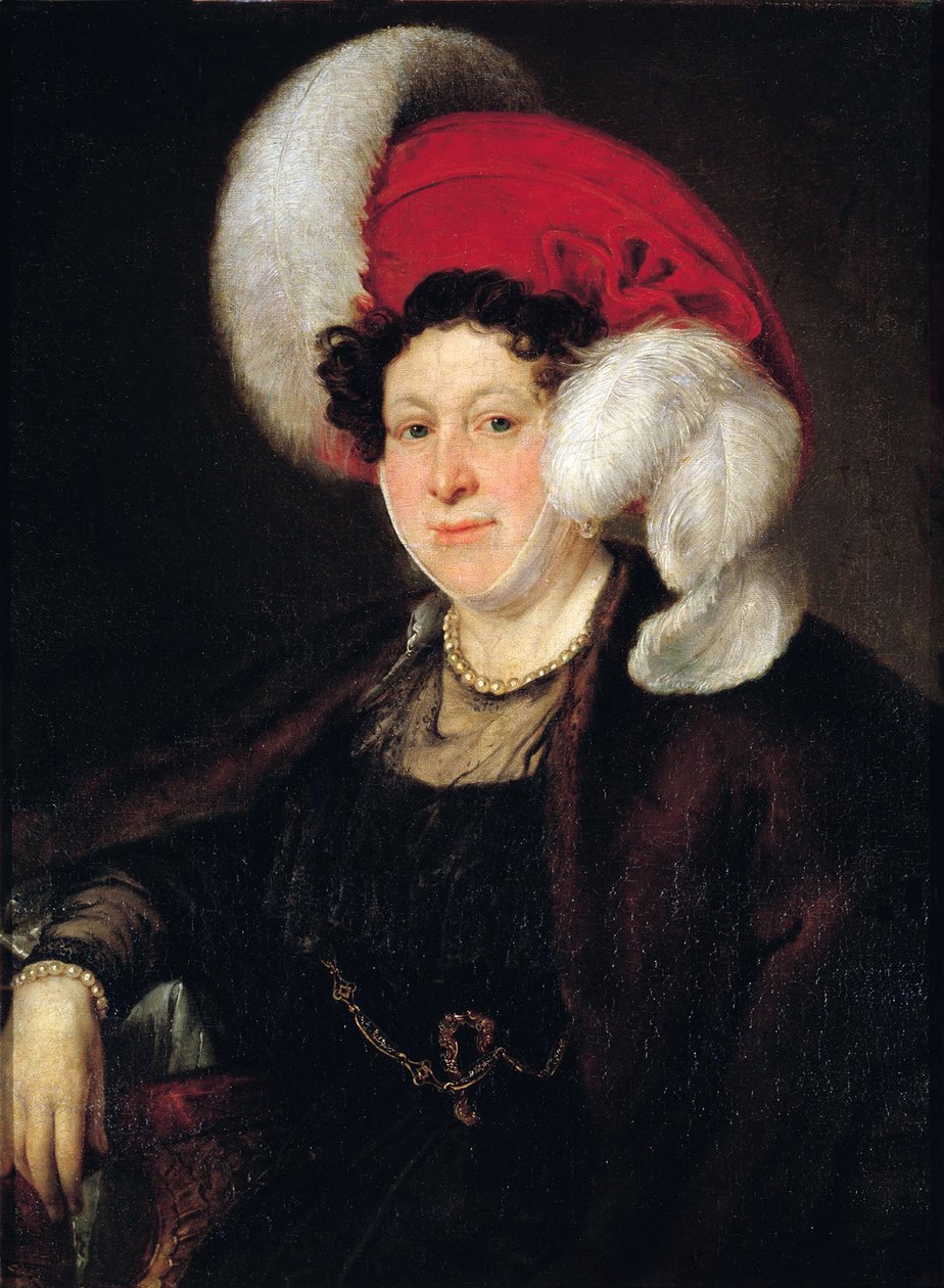 Porträt der Gräfin Natalia Alexandrovna Zubova 1775-1844, geb. Suvorova von Vasili Andreevich Tropinin