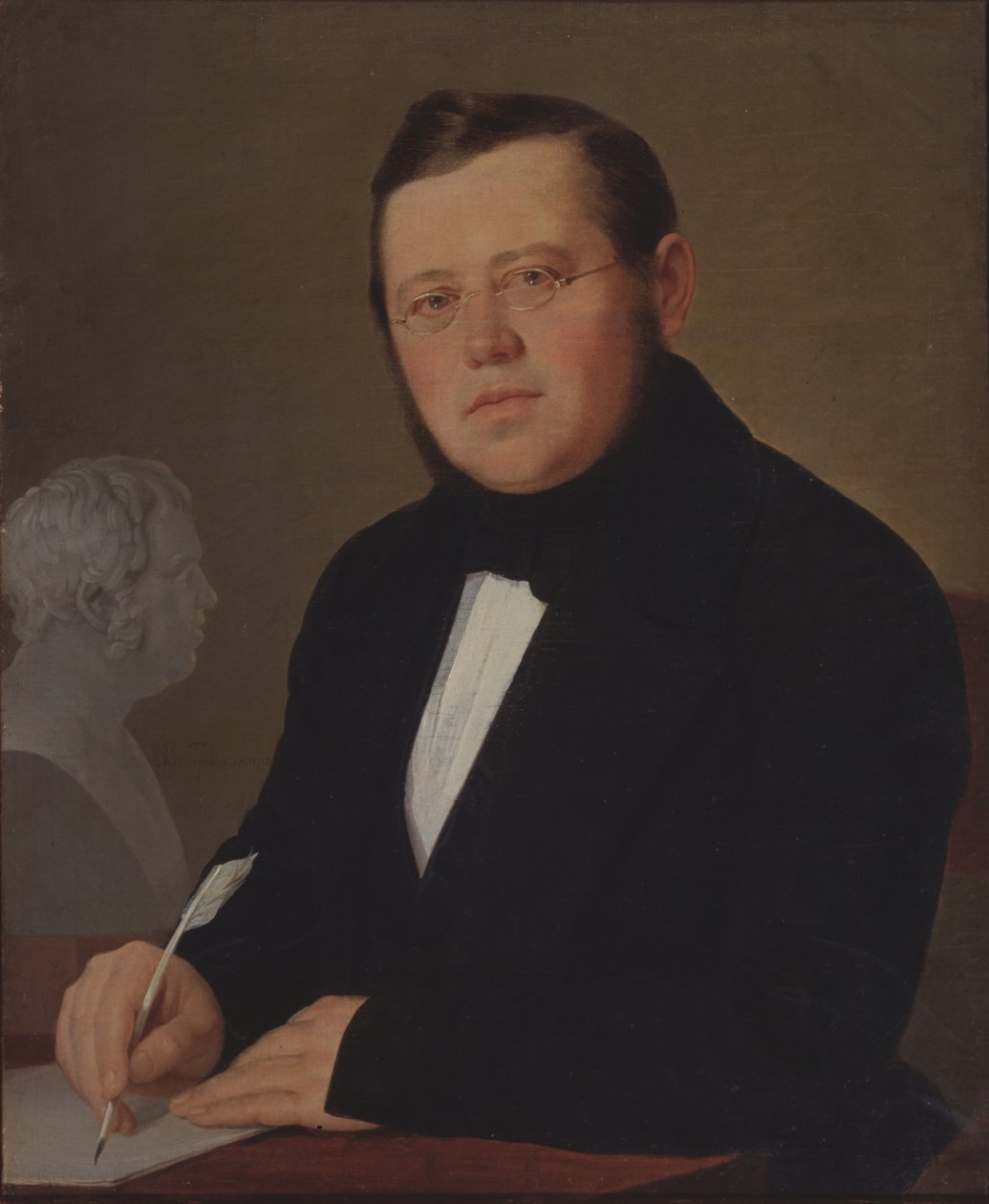 Porträt des Autors Mikhail Zagoskin 1789-1852 von Vasili Andreevich Tropinin
