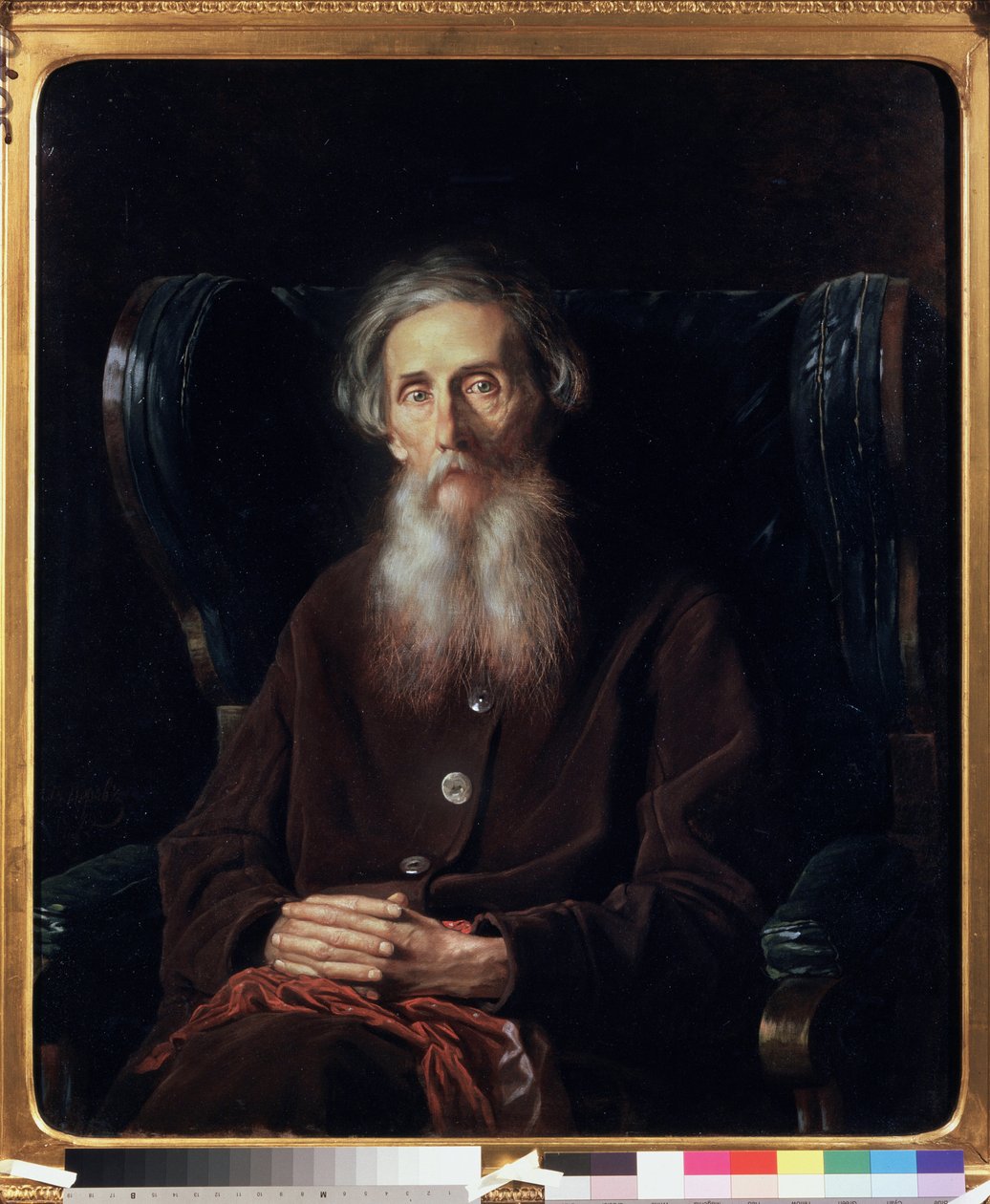 Porträt des Schriftstellers und Lexikographen Vladimir Dahl von Vasili Grigorevich Perov