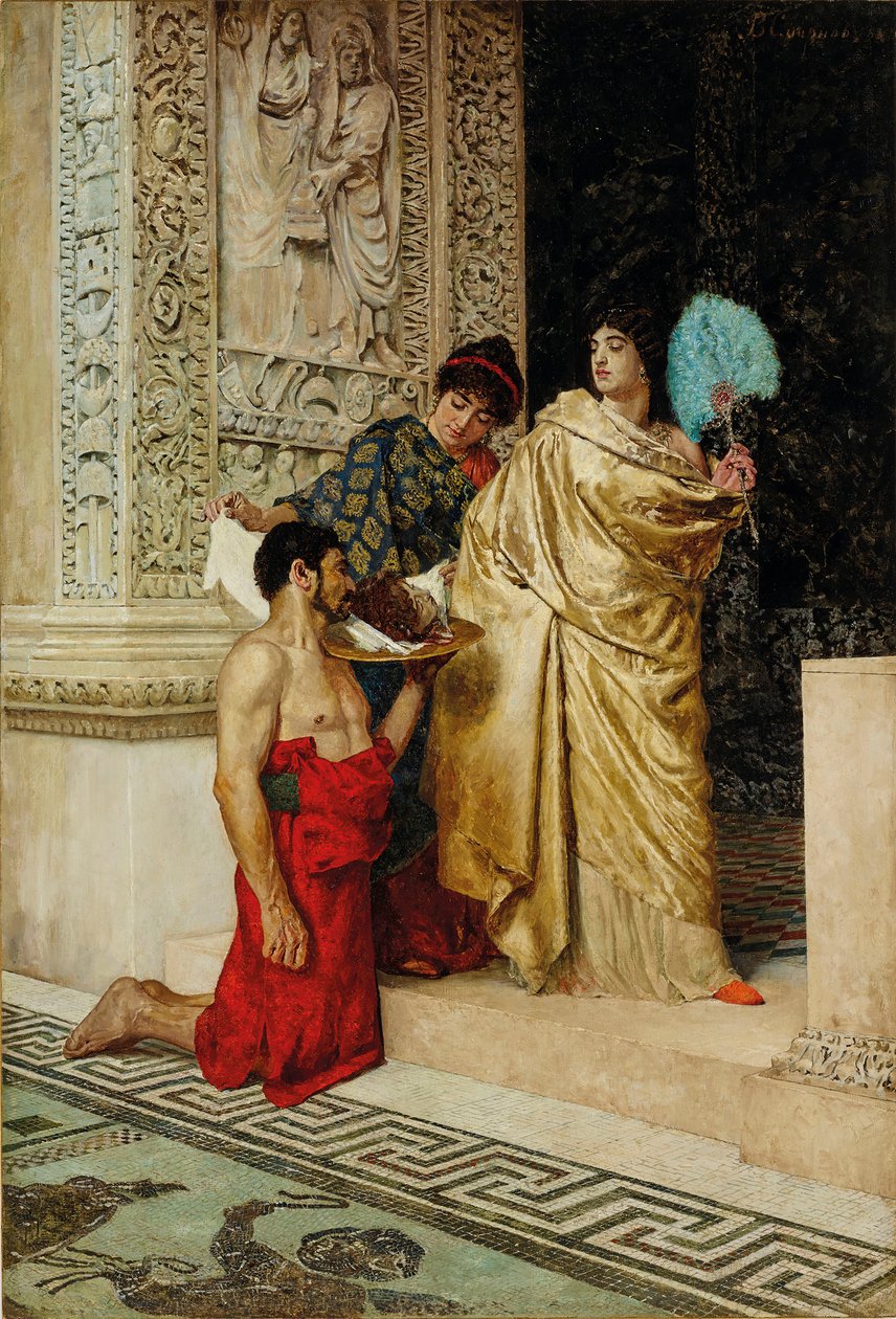 Salome erhält den Kopf von Johannes dem Täufer, 1886 von Vasili Sergeevich Smirnov