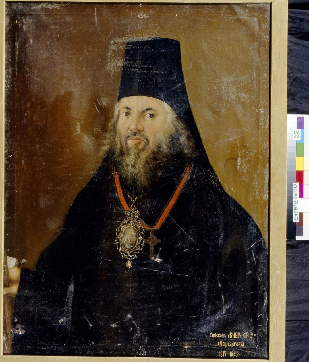 Porträt von Ambrosius, Erzbischof von Vyatka Slobodskoy (1752-1809) von Vasily Kornilovich Lytkin