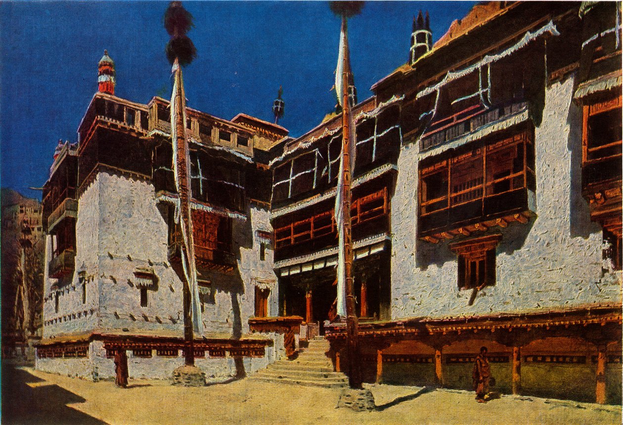 Hemis-Kloster in Ladakh, 1875, 1965 von Vasily Vereshchagin