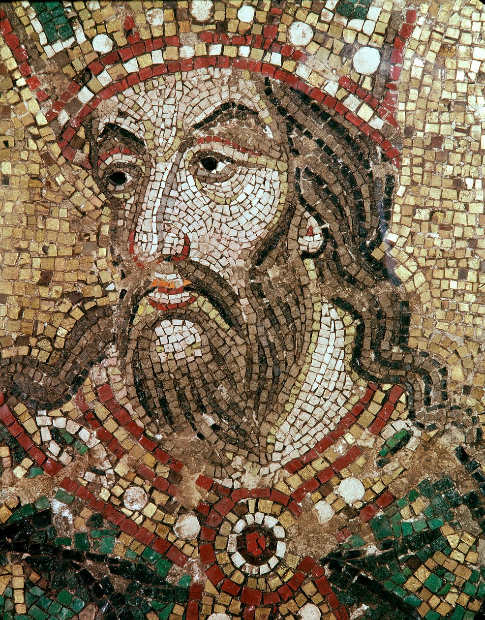 Kopf eines Königs (Mosaikdetail) von Veneto-Byzantine School