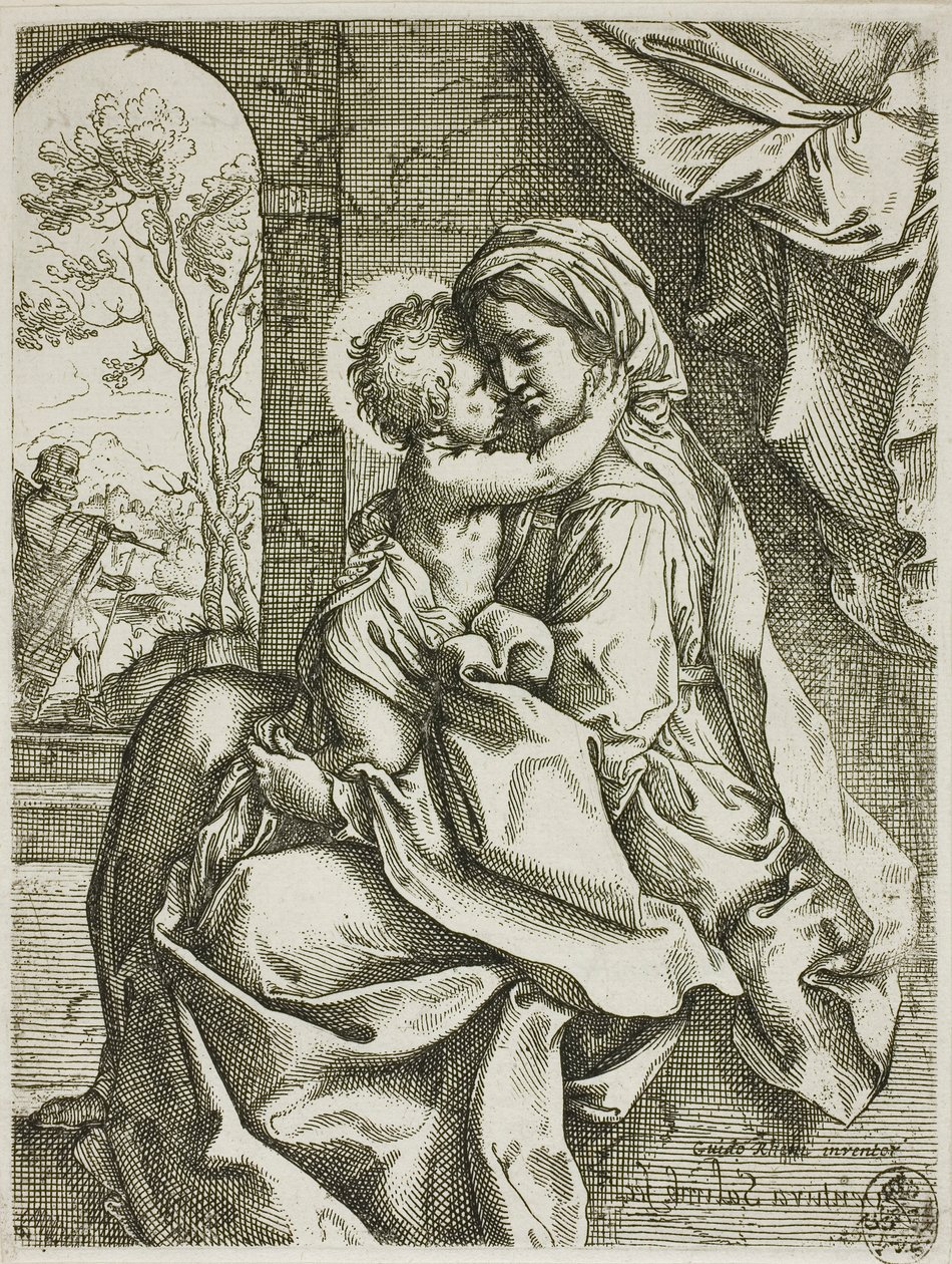 Madonna mit Kind und Heiliger Josef von Ventura Salimbeni