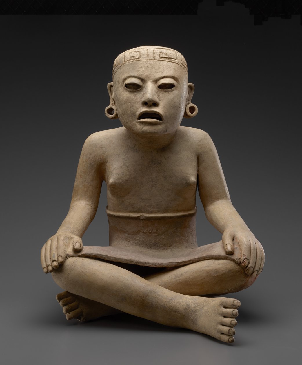 Sitzende Frau, 600-900 n. Chr. von Veracruz Gulf Coast Civilisation