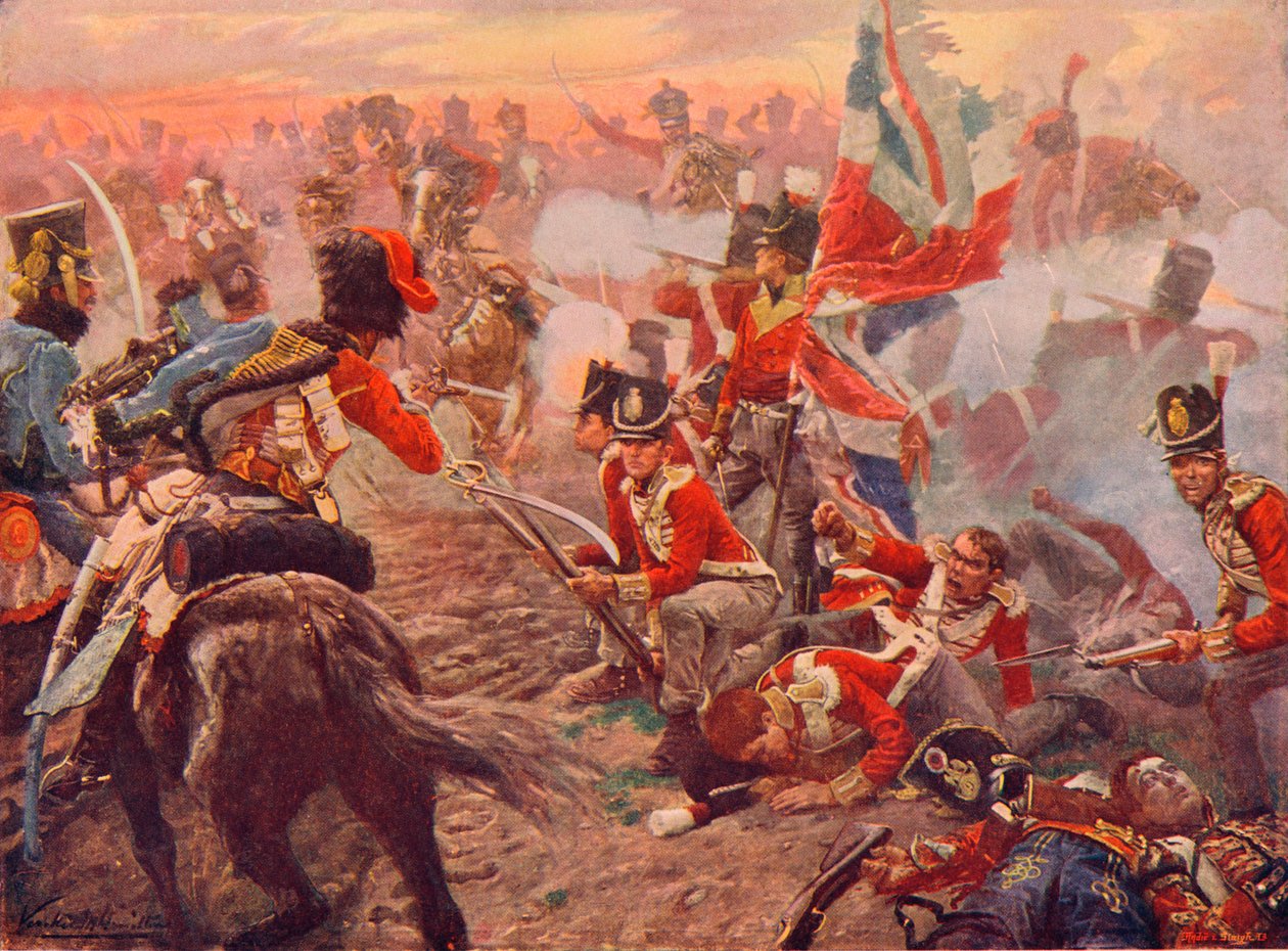 Schlacht von Quatre Bras, 1815 1906 von Vereker Monteith Hamilton